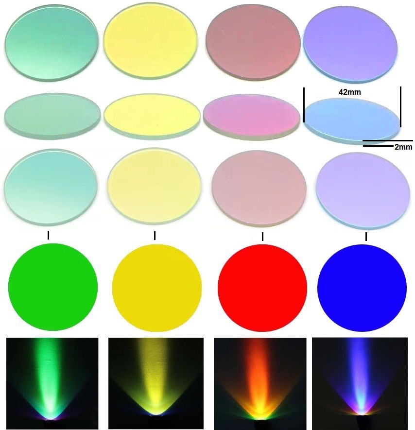 Filtros colores 42mm